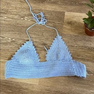 Homemade festival style crop top